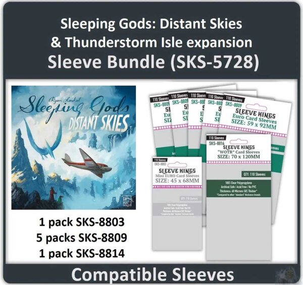 Sleeping Gods Distant Skies & Thunderstorm Isle Sleeve Bundle