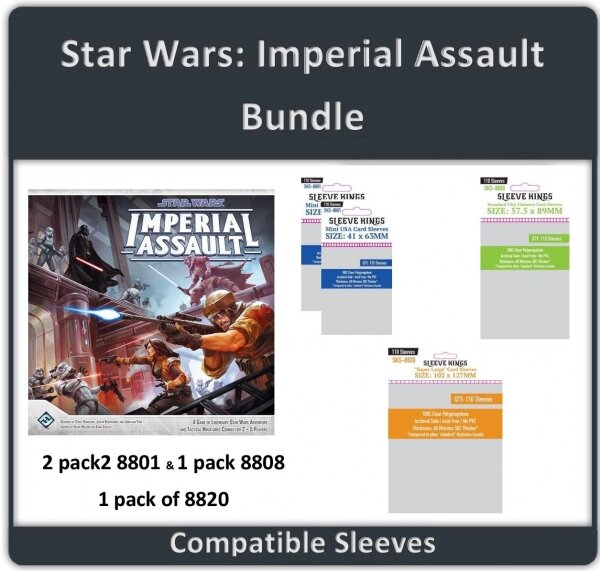 Star Wars Imperial Assault Sleeve Bundle