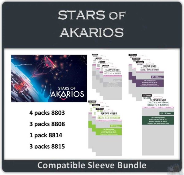 Stars of Akarios Sleeve Bundle