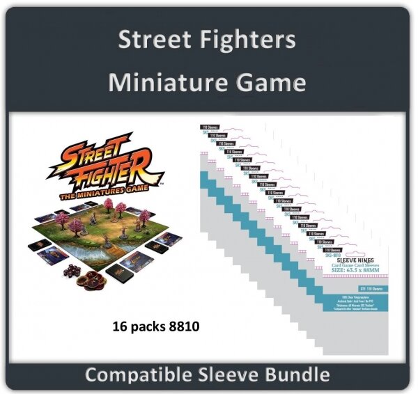 Street Fighters Miniature Game Sleeve Bundle