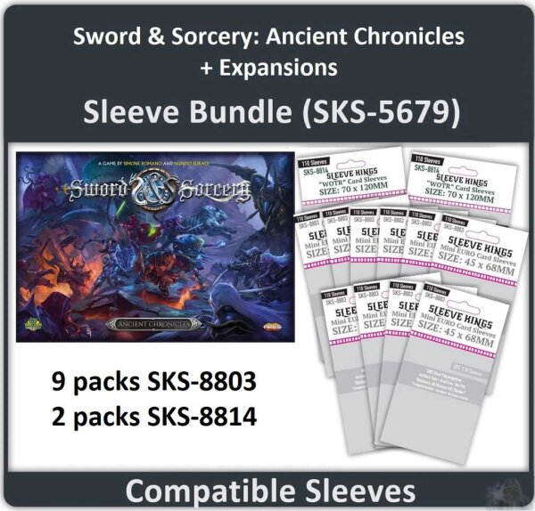 Sword & Sorcery Ancient Chronicles & All Expansions Sleeve Bundle