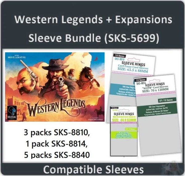Western Legends & Expansions Sleeve Bundle