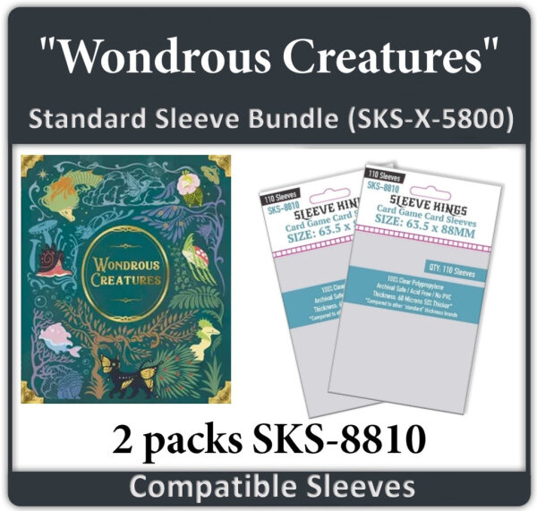 Wondrous Creatures Sleeve Bundle
