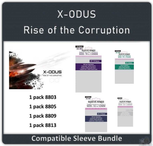 X-Odus Rise of the Corruption Sleeve Bundle
