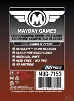 Card Sleeves - 55x77mm - Terraforming Mars Dice Game...