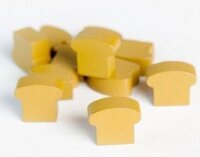 10 Bread Token Set Wooden Tokens (10)