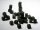10mm Black Wooden Cube Tokens (100 Pack)