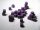 10mm Purple Wooden Cube Tokens (100 Pack)