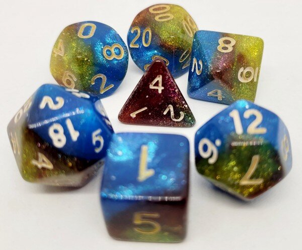 Würfelset Confetti: Galaxy Circus (7)