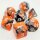 Würfelset Confetti: Racing Orange (7)
