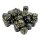 Würfelset D6 Pearl: Black/Gold (36)