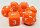 Würfelset Opaque: Orange/White  (7)