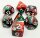 Würfelset Racing: Green/Red (7)