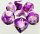 Würfelset Racing: Purple/White (7)