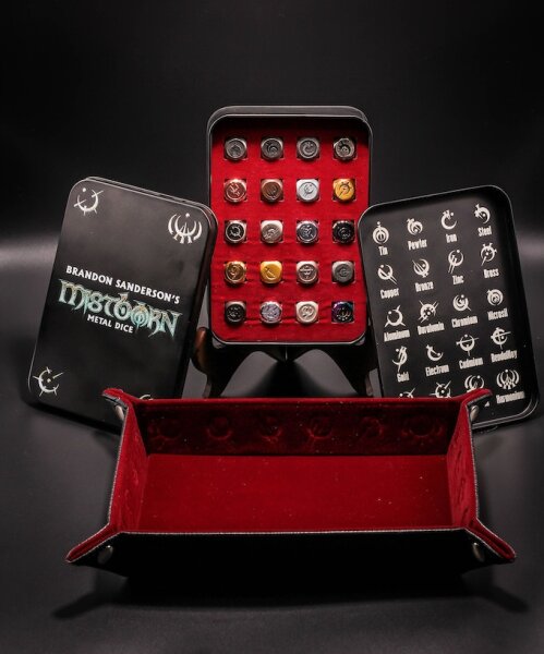 Mistborn: Dice - Metal Dice Set LTD