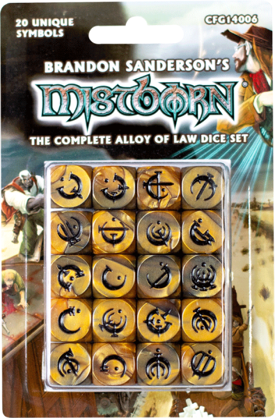 Mistborn: Dice - The Complete Alloy of Law Set