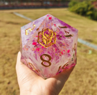 Captured Magic 100mm Chonk D20 Flower Storm