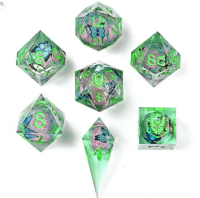 Sharp Edge Liquid Core RPG Dice Set Dreamwing (7)
