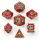 Solid Metal Cogcraft Polyhedral Dice Set Casino Red Blue Silver and Gold (7)