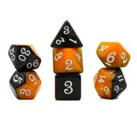 Würfelset Fable: Puss in Boots (Orange/ Schwarz) (7)
