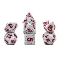 Würfelset Mehrfarbig: Granite White (7)