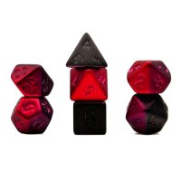 Würfelset Plated: Matt Red (7)