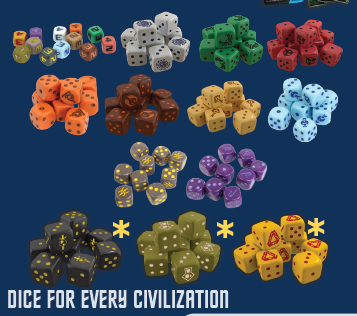 Star Trek Ascendancy: Dice Pack Collection (13 Sets)