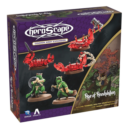 HeroScape: Molten Crustaceans & Tanuki Tricksters Army Expansion (EN)