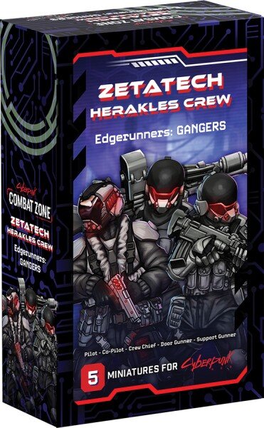 Cyberpunk Red: Combat Zone - Zetatech Herancles Crew Edgerunners Gang (EN)