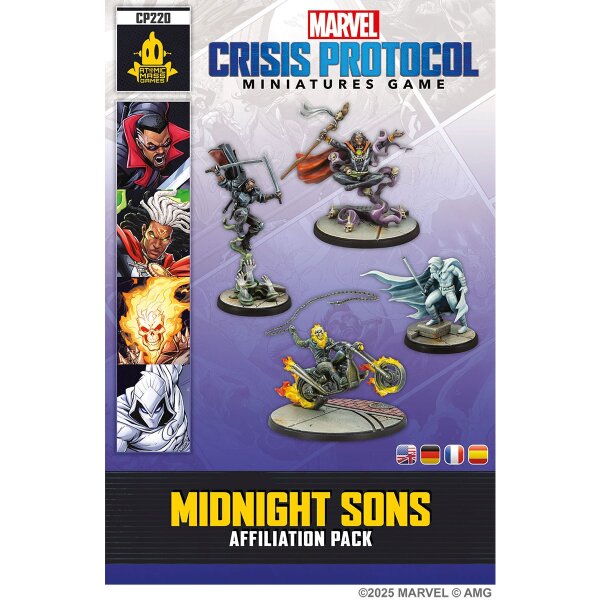 Marvel: Crisis Protocol - Midnight Sons Affiliation Pack (DE/EN)