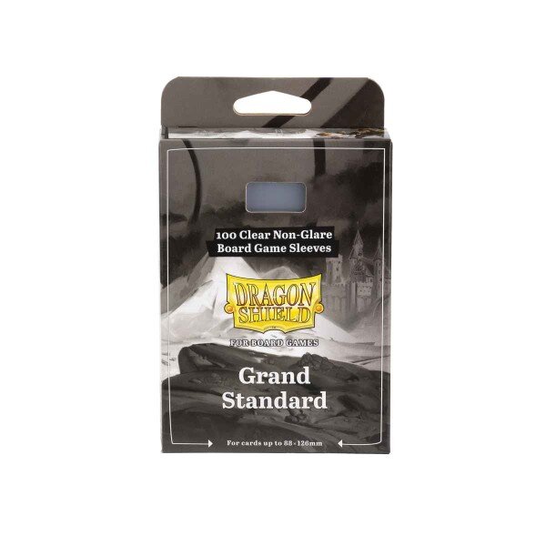 Dragon Shield - Board Game Sleeves Clear/NonGlare: Grand Standard (100)