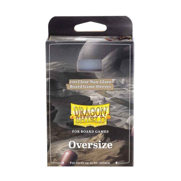 Dragon Shield - Board Game Sleeves Clear/NonGlare: Oversize (100)