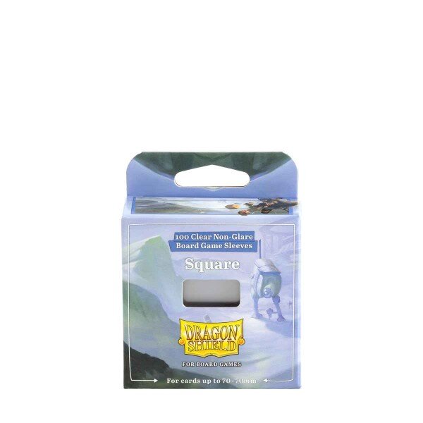 Dragon Shield - Board Game Sleeves Clear/NonGlare: Square (100)