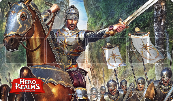 Hero Realms: Play Mat Command