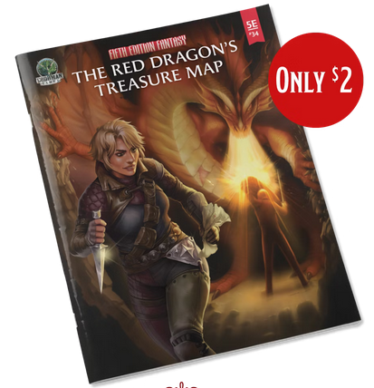 Fifth Edition Fantasy 34 - The Red Dragons Treasure Map (EN)