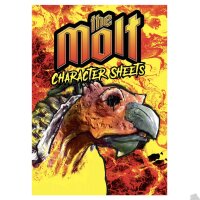 Mörk Borg RPG: The Molt Character Sheet Tear-Pad (EN)