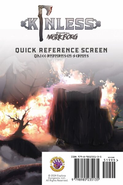 Mörk Borg RPG: Kinless Players Screen (EN)