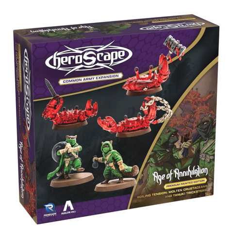 HeroScape: Molten Crustaceans & Tanuki Tricksters Army Expansion (EN)