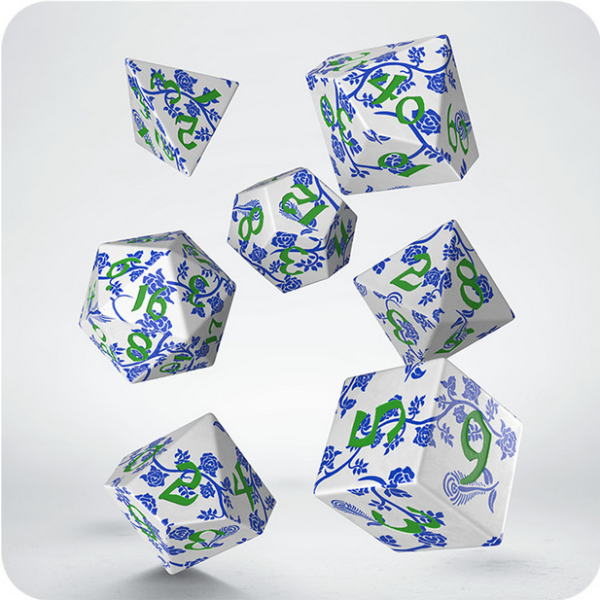 Full Art Dice Set Porcelain