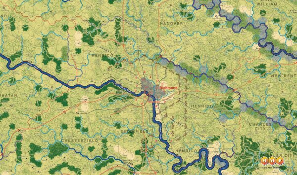 On to Richmond II Art Playmat