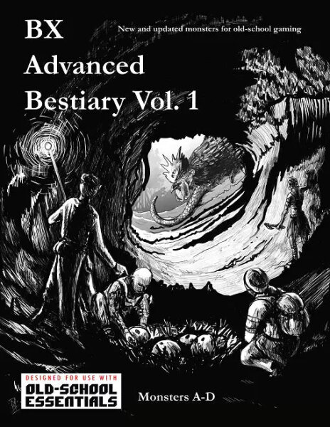 Old-School Essentials: B/X Advanced Bestiary Vol. 1 A-D (EN)