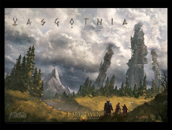 Earthdawn RPG: Vasgothia Poster Folded