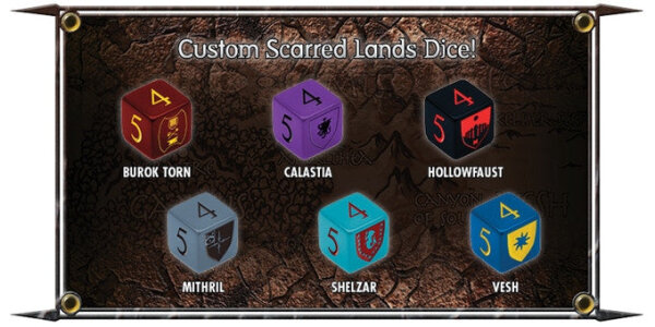 Scarred Lands: Dice 6d6