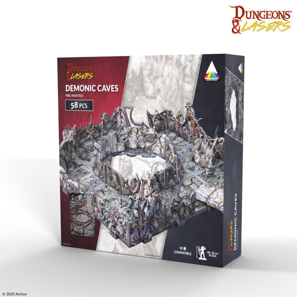 Dungeons & Lasers: Demonic Caves Prepainted (EN)