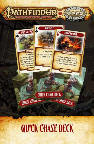 Savage Worlds: Pathfinder - Chase Deck (EN)