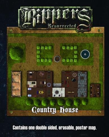 Savage Worlds: Rippers Resurrected - Combat Maps 1 Castle Dracula/Country House (EN)
