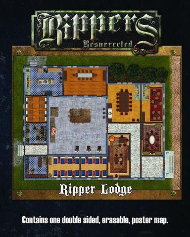 Savage Worlds: Rippers Resurrected - Combat Maps 3 World of Rippers/Lodge (EN)