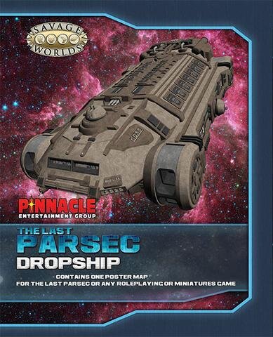 Savage Worlds: The Last Parsec - Map Set Dropship and Freighter (EN)