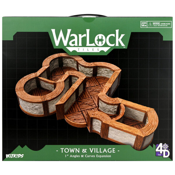 WarLock Tiles: Expansion Pack 1 in Town & Village Angles & Curves