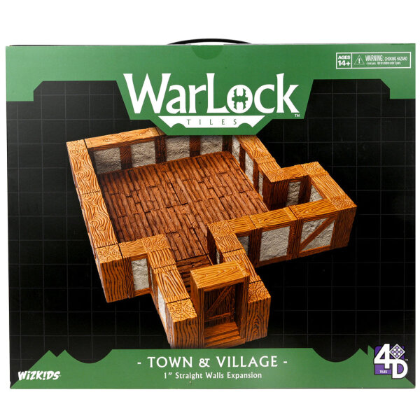WarLock Tiles: Expansion Pack 1 in Town & Village Straight Walls